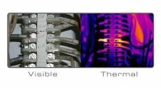 This photo shows the bad or loss of the wire connection