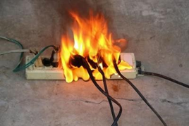 The fire started while the electrical circuit breakers not tripping The fire started while the electrical circuit breakers not tripping